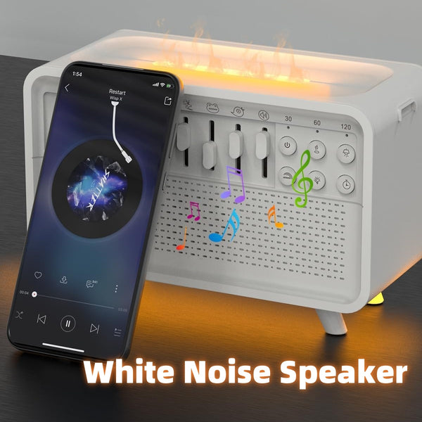 3-in-1 Sleep Machine – White Noise, Light & Humidifier